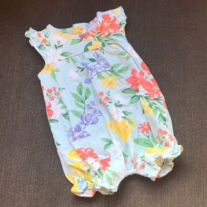 6 month Carters floral romper